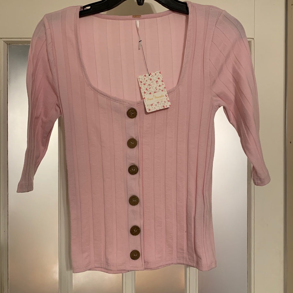 Free People Central Park Cardi Top